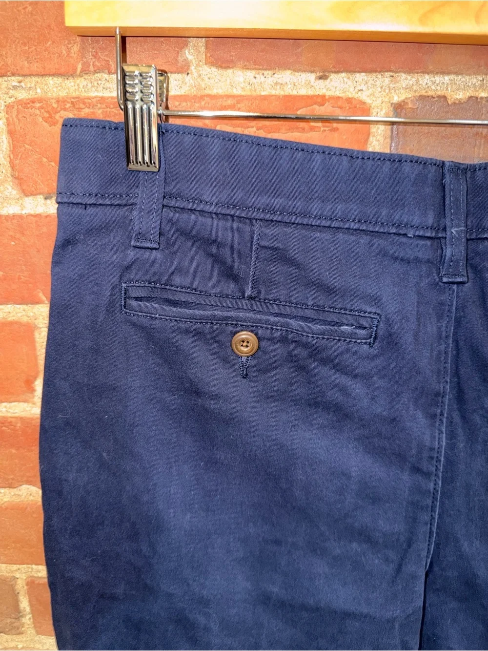 Sonoma Men's Navy Chino Shorts Blue Golf Flexible Bottoms